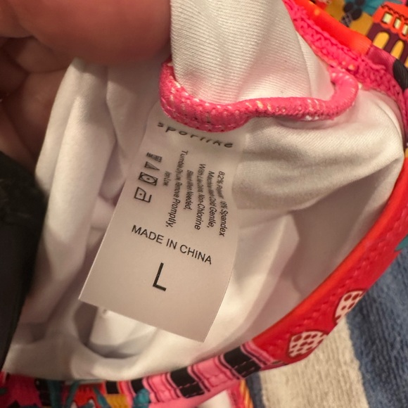 Pink and Blue Bikini with Playful Bow Details - Picture 4 of 7